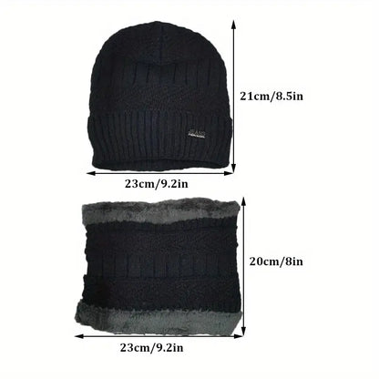 Premium Woolen Warm Cap with Neck Scarf